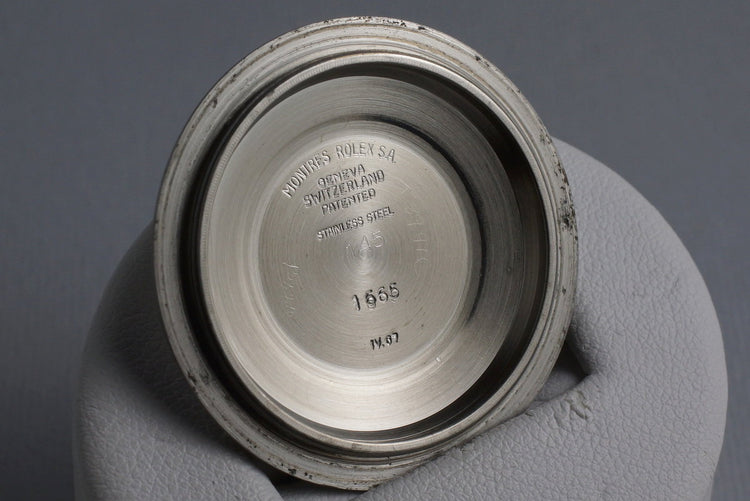 1967 Rolex Double Red Sea Dweller 1665 with Thin Case Mark II Brown Dial