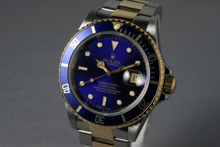 1991 Rolex Two Tone Submariner 16613