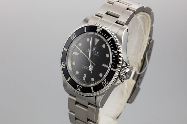 2000 Rolex Submariner 14060M with Box and Papers