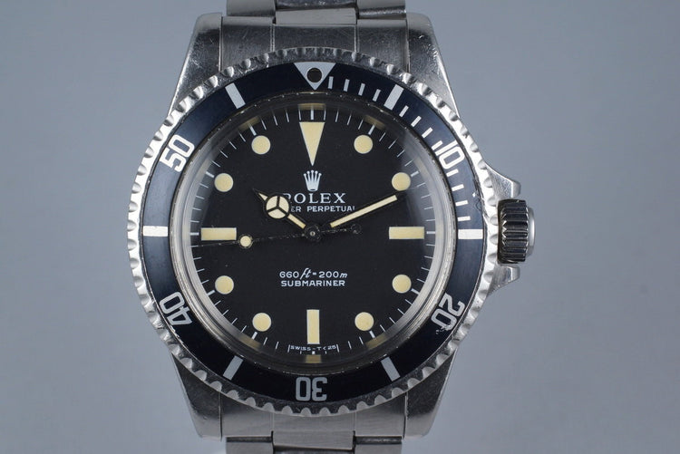 1972 Rolex Submariner 5513 with Serif Dial