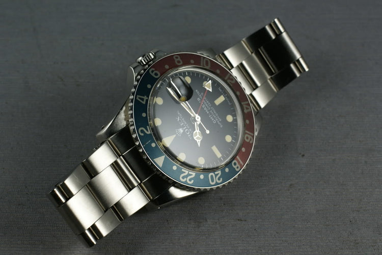 Rolex GMT 1675 with Box and Papers