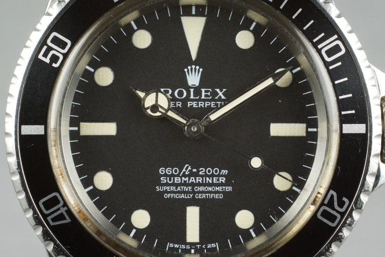 1972 Rolex Submariner 5512
