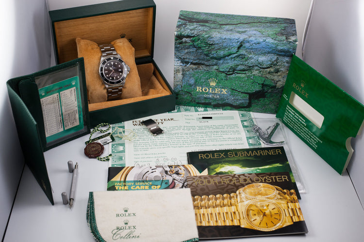 1999 Rolex Sea-Dweller 16600 with Box and Papers