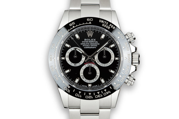 2018 Rolex Daytona 116500LN Black Dial with Box and Papers