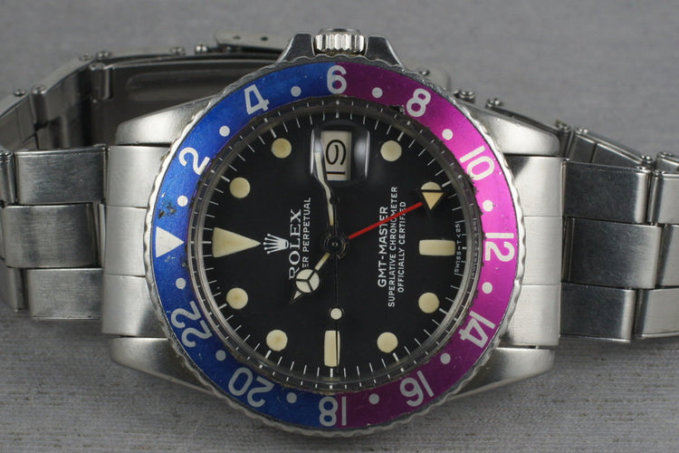 1968 Rolex GMT 1675 with Box and Papers