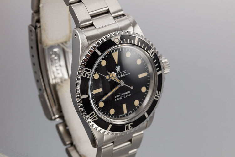 1979 Rolex Submariner 5513 with Mk 3 "Lollipop" Maxi Dial