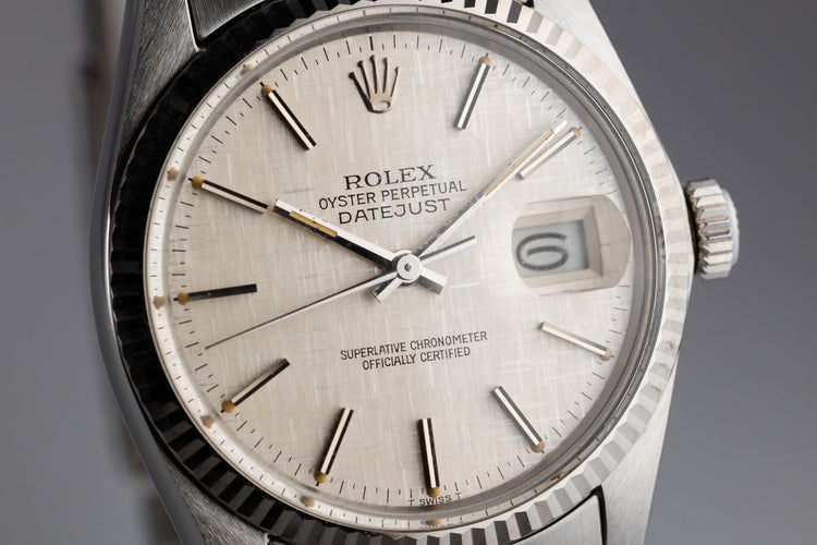 1983 Rolex DateJust 16014 Linen Dial