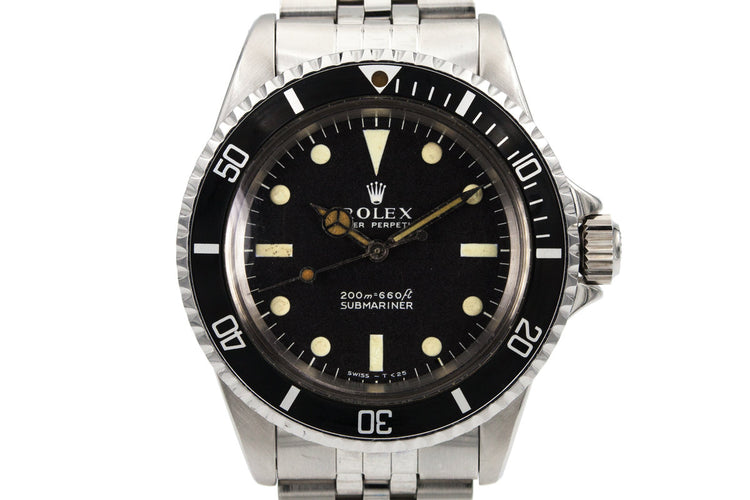1967 Rolex Submariner 5513 Meters First Dial