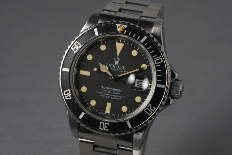 1981 Rolex Submariner 16800