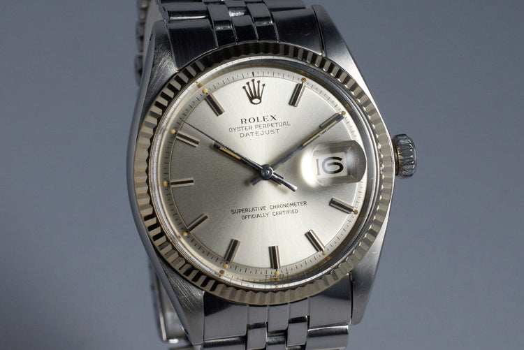 1972 Rolex Datejust 1601 Silver Dial