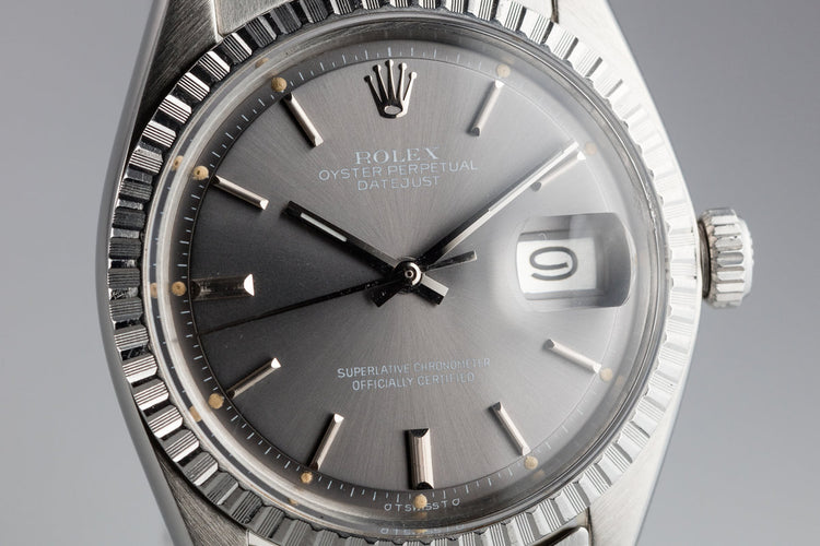 1976 Rolex DateJust 1603 Grey Sigma Dial