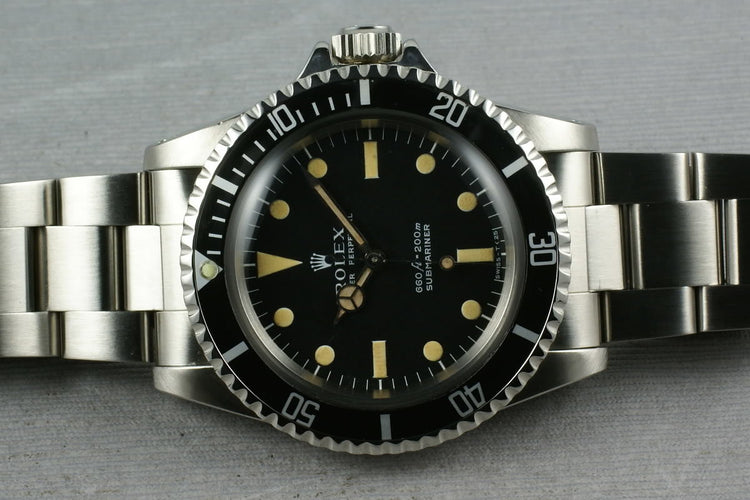 Rolex Submariner Dial 5513 with box and papers