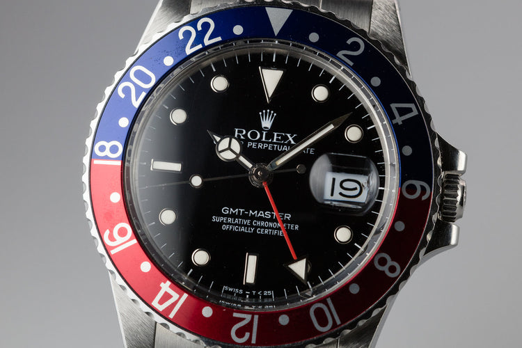 1985 Rolex GMT-Master 16750 Glossy Dial