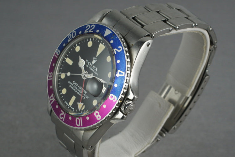 1968 Rolex GMT 1675 with Box and Papers