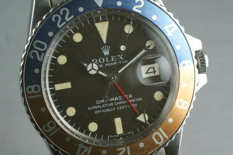 Rolex GMT 1675 with Mark 1 Dial