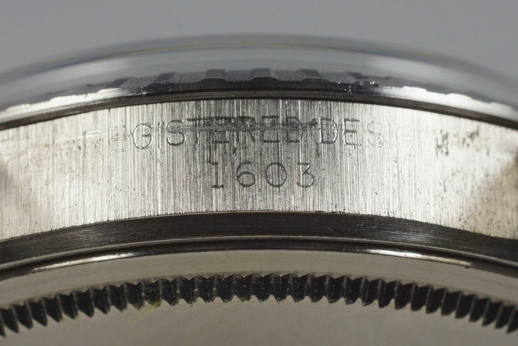 1970 Rolex DateJust 1603 Gray Dial