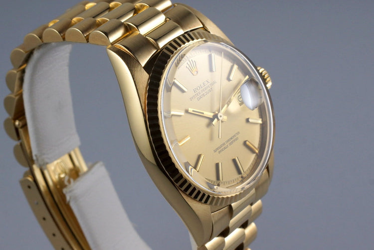 1978 Rolex YG DateJust 1600