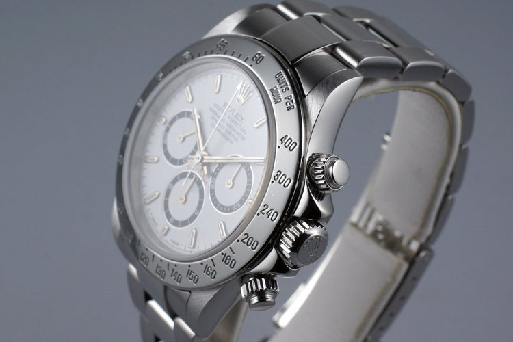 1997 Rolex Zenith Daytona 16520 White Dial