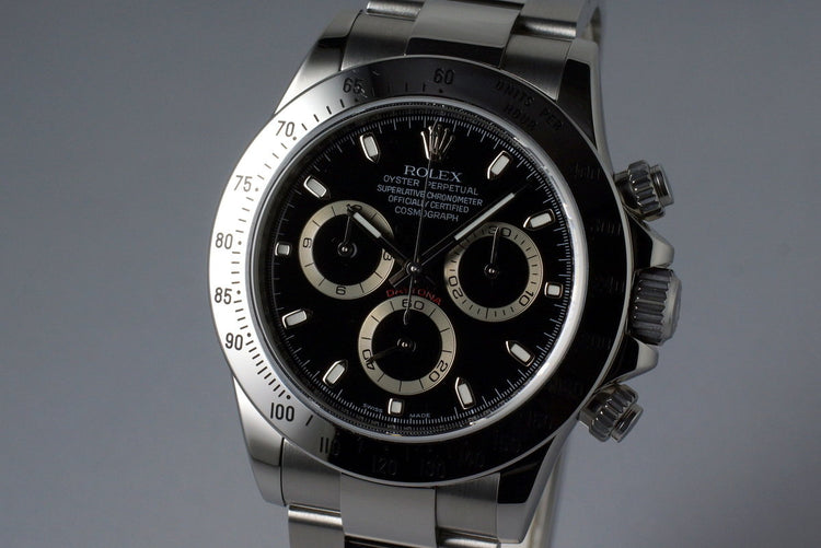 2009 Rolex Daytona 116520 Black Dial with Box and Papers