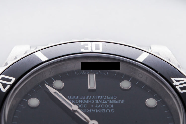 2006 Rolex Submariner 14060M 4 Line Dial