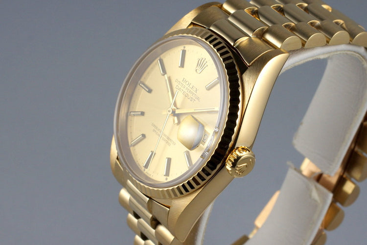 1989 Rolex YG DateJust 16238