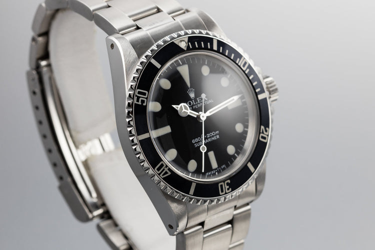 1977 Rolex Submariner 5513 Mark 1 Maxi with Box and Papers