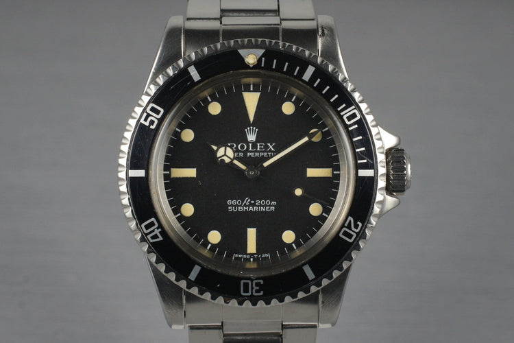 1970 Rolex Submariner 5513 with Box and Papers