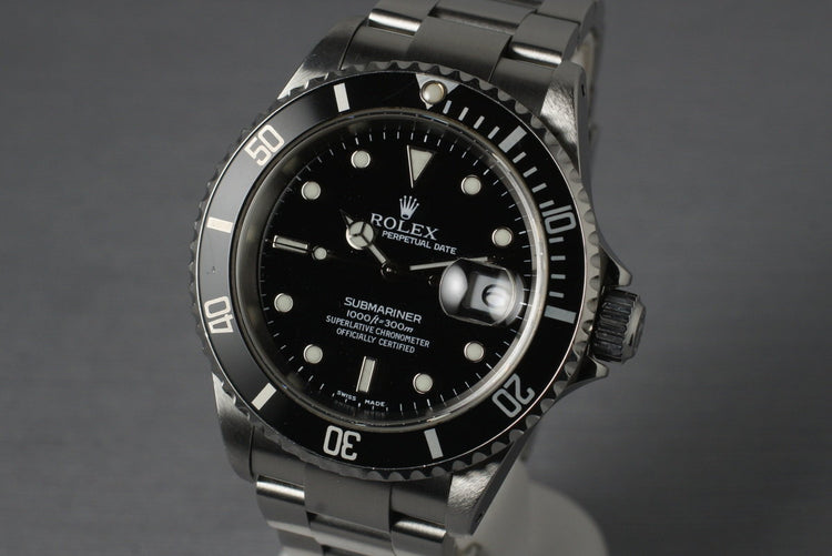 2000 Rolex Submariner 16610