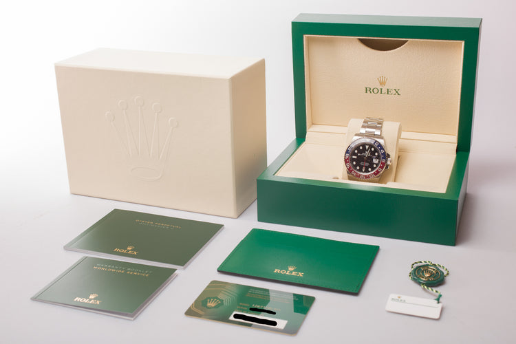 2021 Rolex GMT-Master II 126710BLRO "Pepsi" Oyster Bracelet with Box & Card