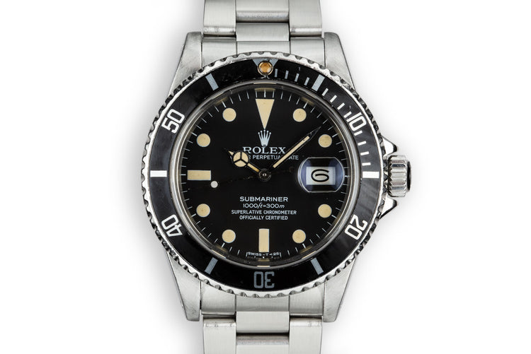 1982 Rolex Submariner 16800 Matte Dial