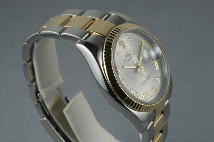 2003 Rolex Two Tone DateJust 116233 with Box and Papers