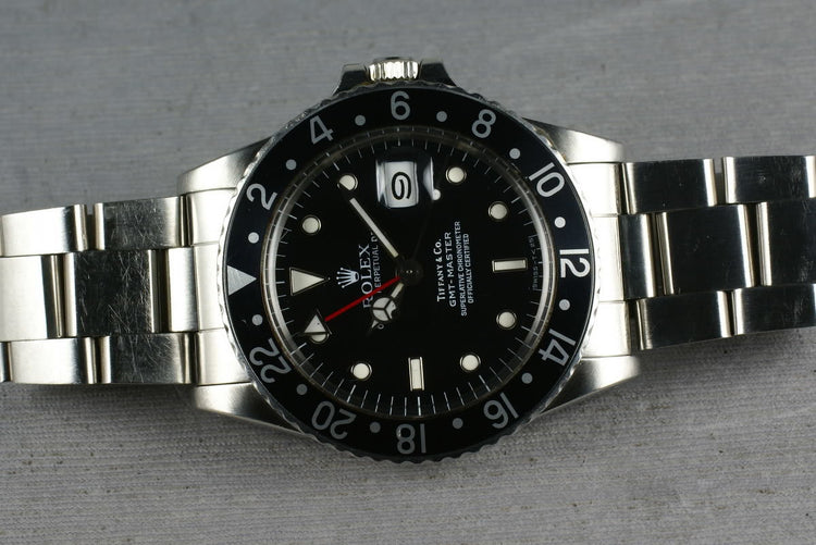 Rare Rolex GMT 16750 with Tiffany and Co Dial
