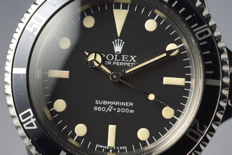 1979 Rolex Submariner 5513 Mark III Maxi Dial