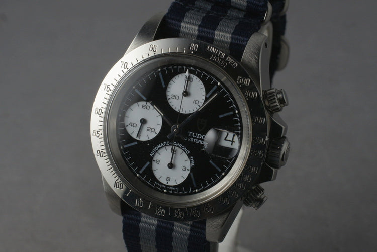 1993 Tudor Chronograph Big Block 79180 with Black Dial