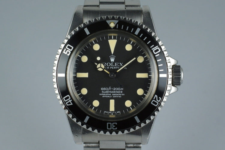 1978 Rolex Submariner 5512 with Mark 1 Maxi Dial