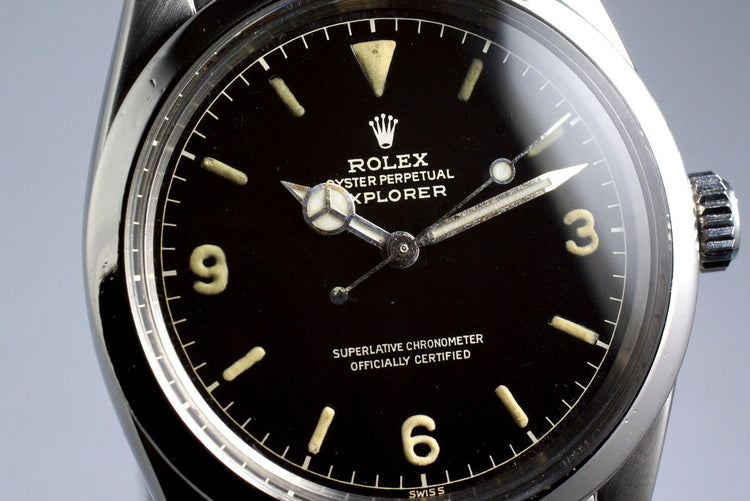 1960 Rolex Explorer 1 1016 Gilt Chapter Ring Dial