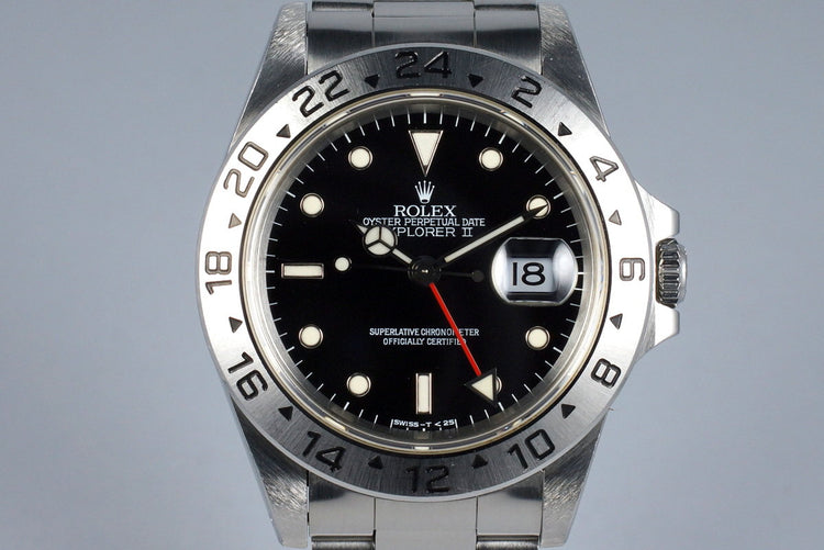 1995 Rolex Explorer II 16570 Black Dial