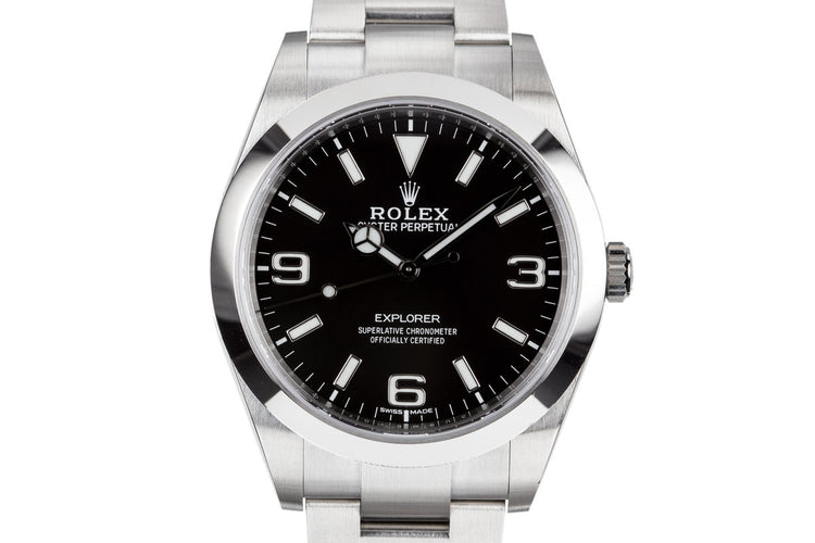 2016 Mint Rolex Explorer 214270 with Box and Papers