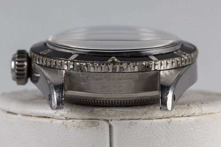 1954 Rolex Submariner Big Crown 6200 with Tropical Explorer 3, 6, 9 Dial and Big Logo Bracelet