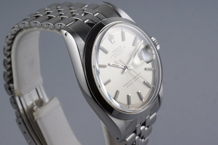 1970 Rolex DateJust 1600 with Box and Papers