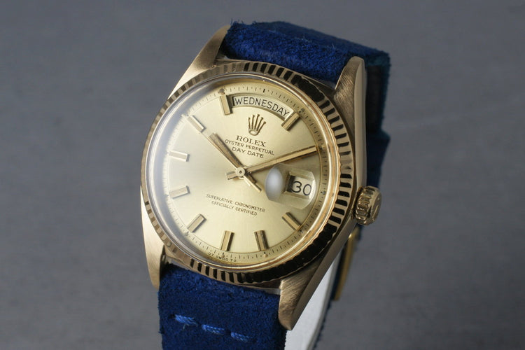 1970 Rolex Vintage 18K YG President 1803 “Fat Boy”