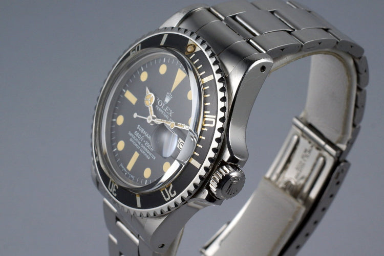 1971 Rolex Red Submariner 1680 White Submariner Dial