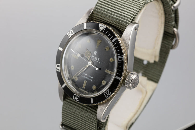 1959 Rolex "Big Crown" Submariner 6538 For Parts