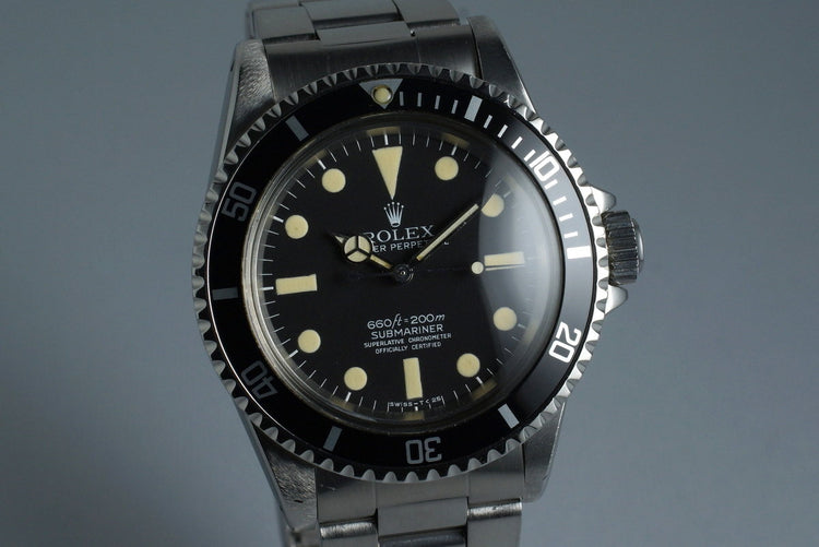 1978 Rolex Submariner 5512 with Mark 1 Maxi Dial