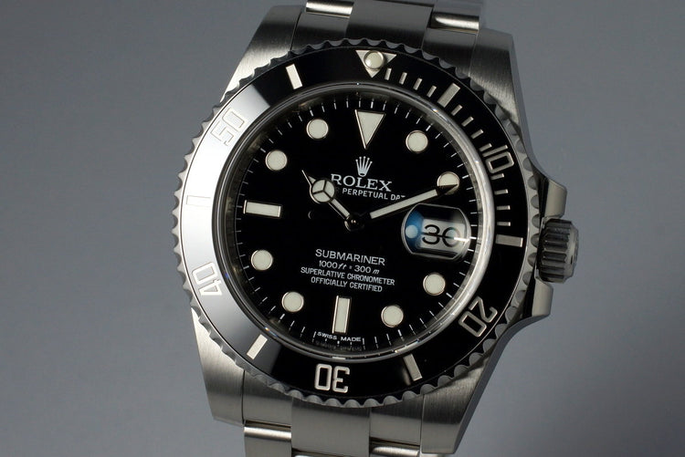 2013 Rolex Ceramic Submariner 116610 with Box and Papers