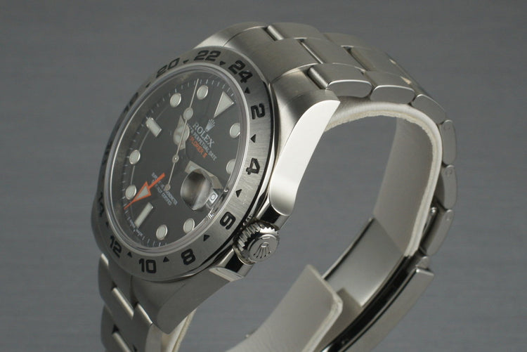 2013 Rolex Explorer II 216570 with Box and Papers