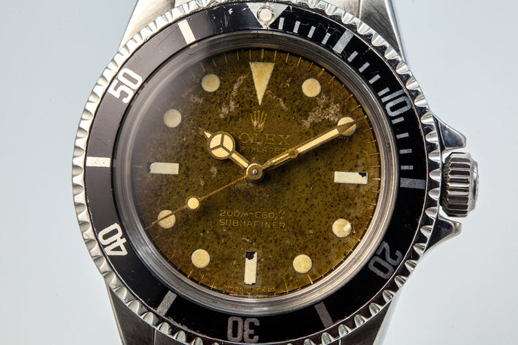 1963 Rolex Submariner 5513 with Tropical Gilt Dial