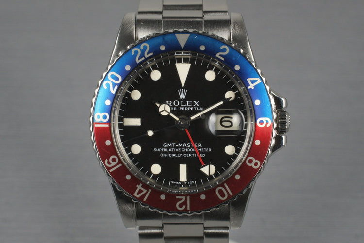 1967 Rolex GMT 1675 with Mark 1 Dial
