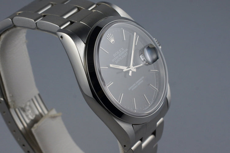 1994 Rolex DateJust 16200 Black Dial with RSC Papers