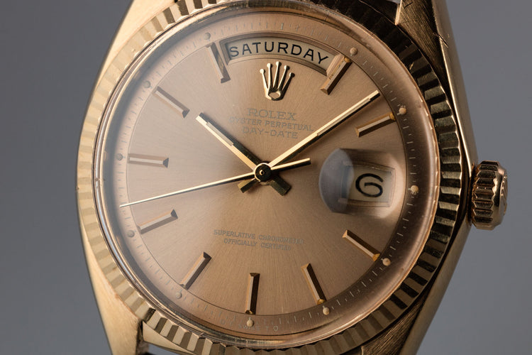 1971 Rolex 18K YG Day-Date 1803 with Brown "London Sky" Sigma Dial